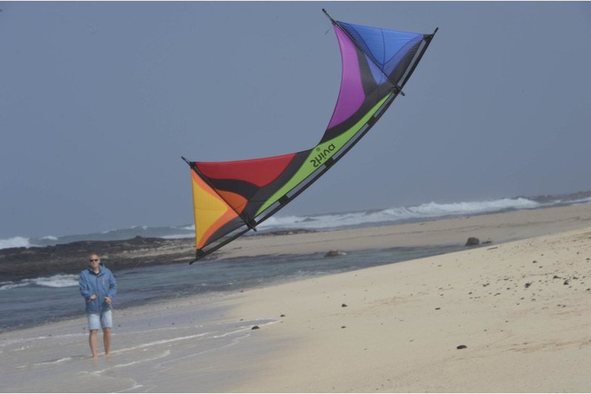 Stuntvlieger Spiderkites Shiva 2024 Rainbow 20072 Regenboog 248 x 82 cm