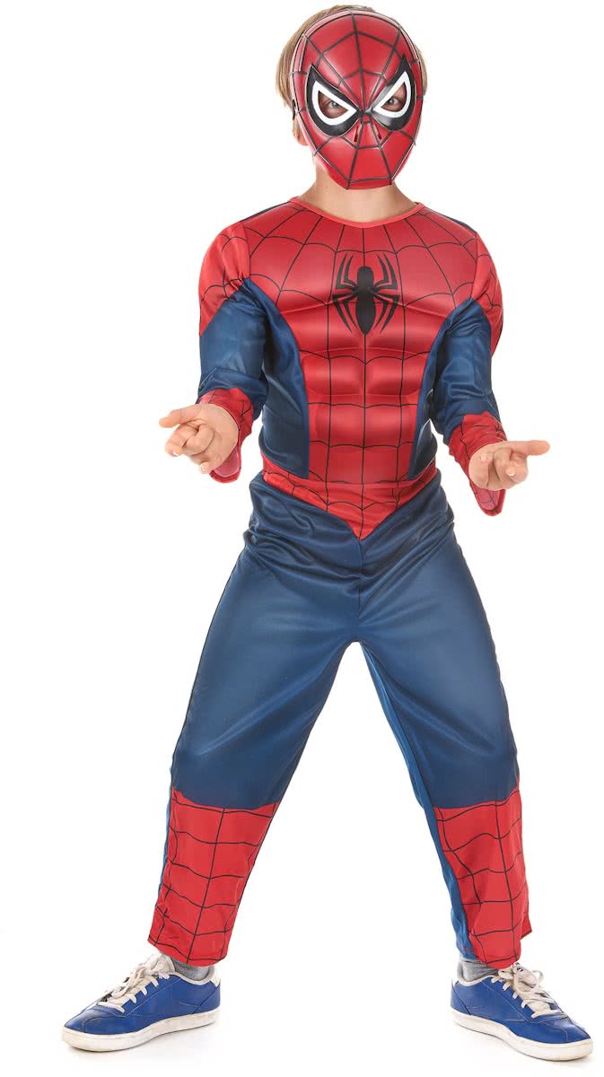 3D EVA Spiderman� Ultimate kostuum voor kinderen - Deluxe - Verkleedkleding - 128/134