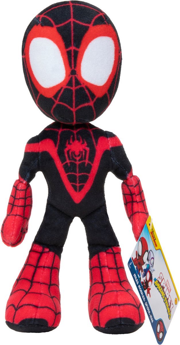 Marvel Spider-Man - Miles Morales kuffel- 27 cm - Pluche - SpiderMan