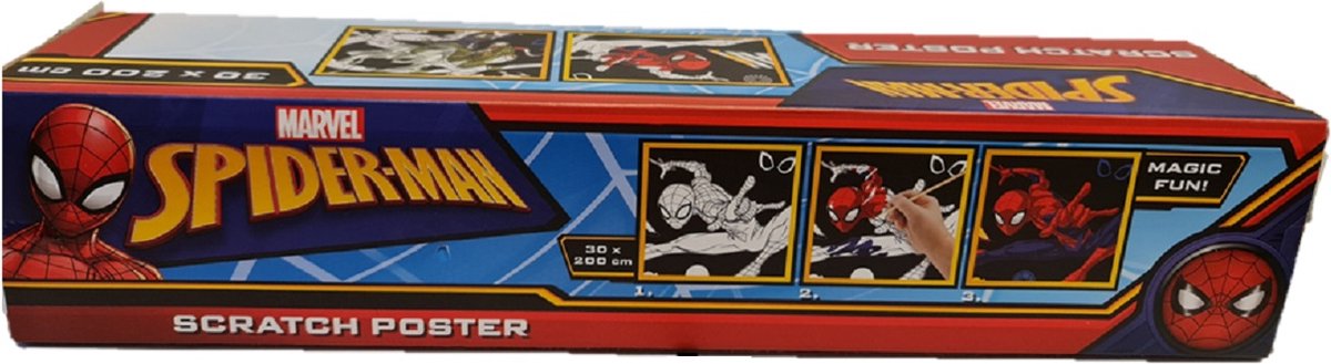 Spiderman Scratch poster - 30 x 200 cm