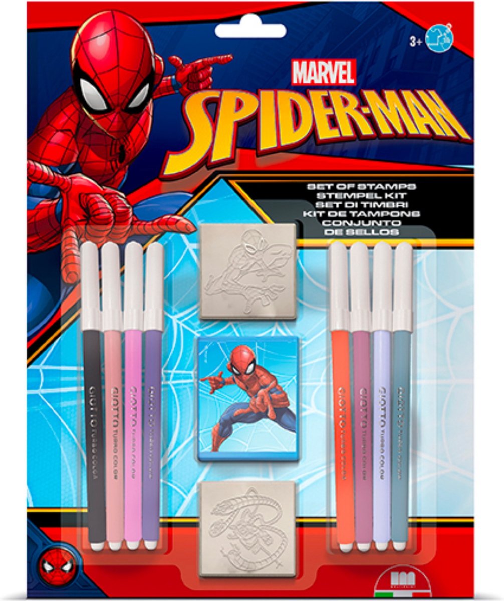 Spiderman Stempelset 11-Delig