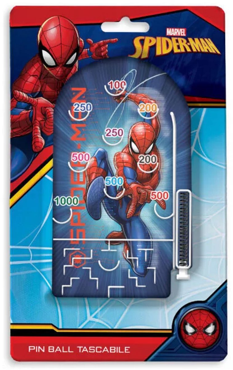 Spiderman spelletje, Spiderman City flipperkast, Mini flipperkast, Spiderman