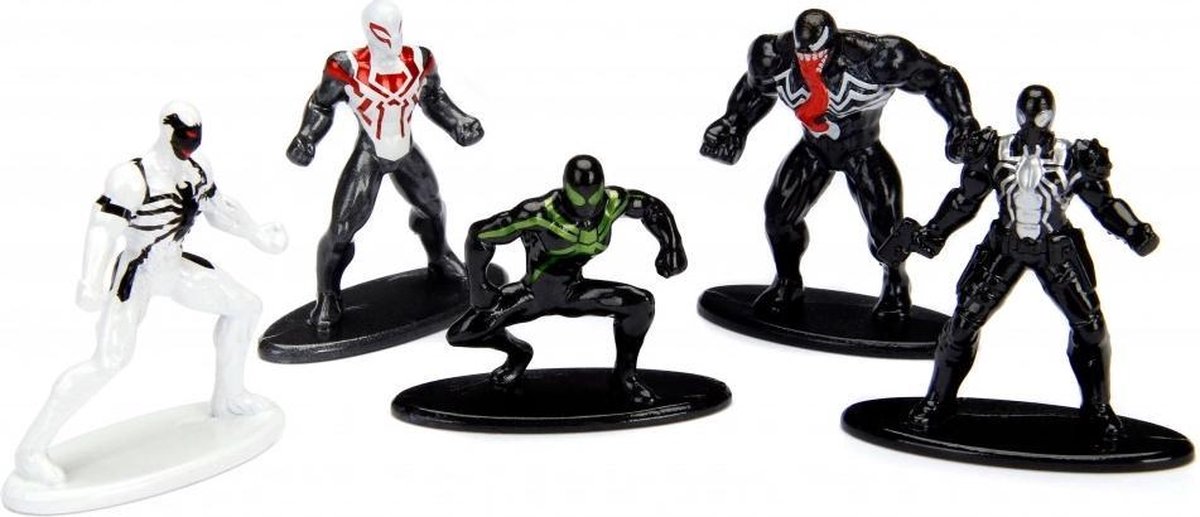 Nano MetalFigs - Marvel - SpiderMan - W2 - 5 pack  B