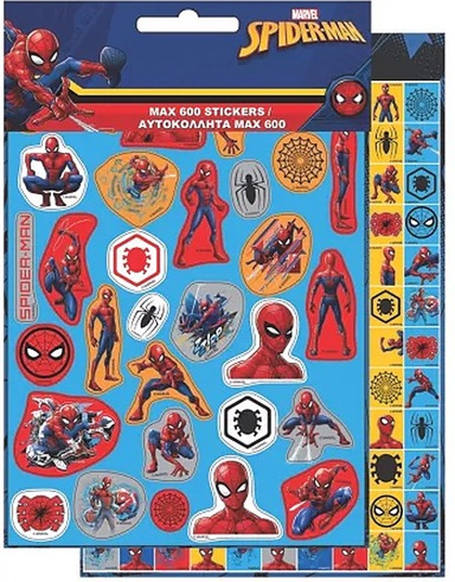 Marvel Spiderman - Stickerbundel - 600 stickers