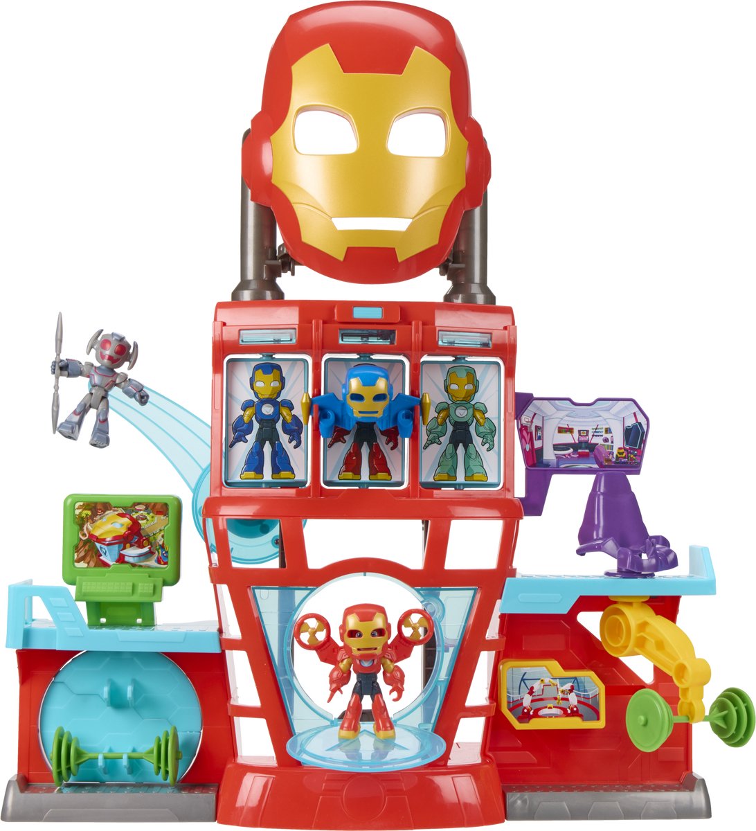 Marvel Iron Man and his Awesome Friends - Iron Quarters - Speelset