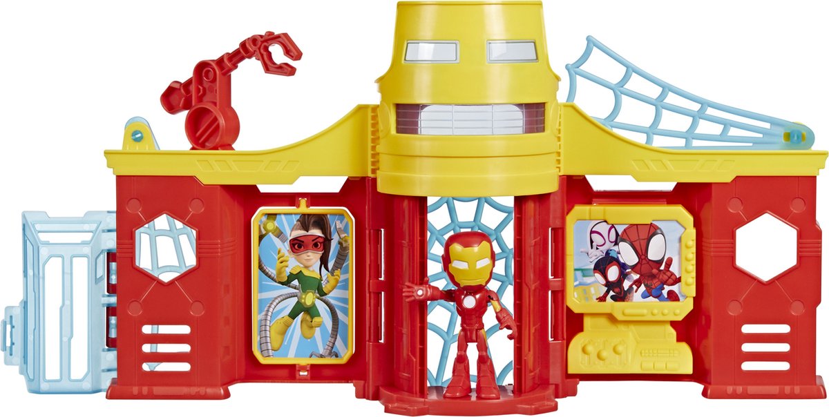Marvel Spidey And His Amazing Friends Stark Tower Scene Playset.