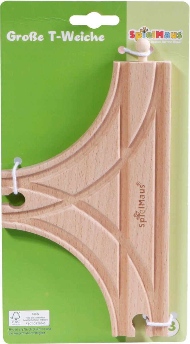 SpielMaus Houten grote T-splitsing - 42523755