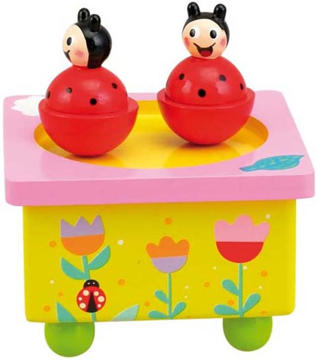  s met Lieveheersbeestjes - Hout -