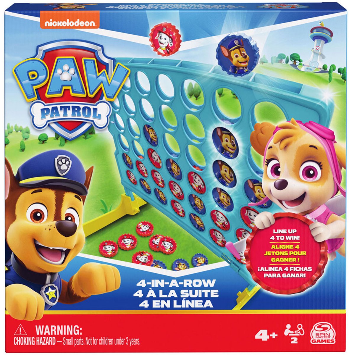 Paw Patrol Vier Op Een Rij
