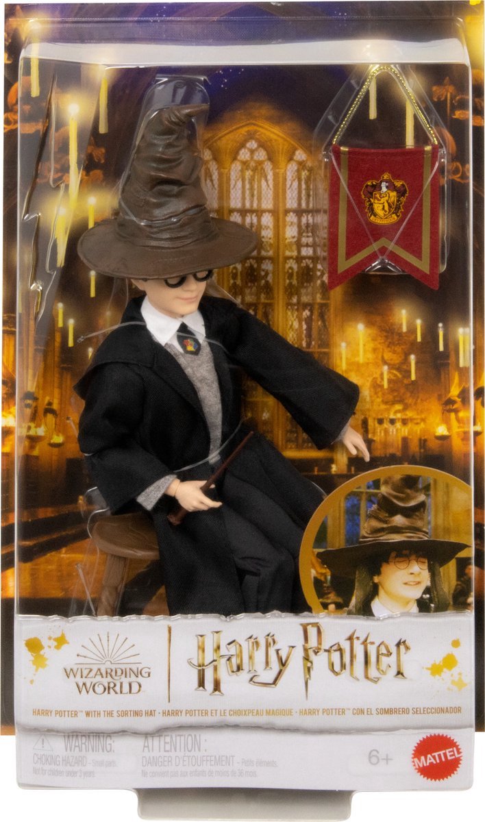 Harry Potter Sorting Hat - Actiefiguur - 11 beweegbare punten - Met accessoires - 26 cm groot