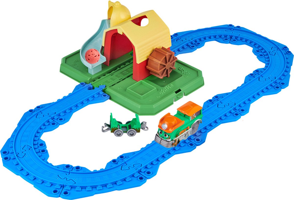 Mighty Express Boerderij station Avonturen emmer - Speelset - Treinstation