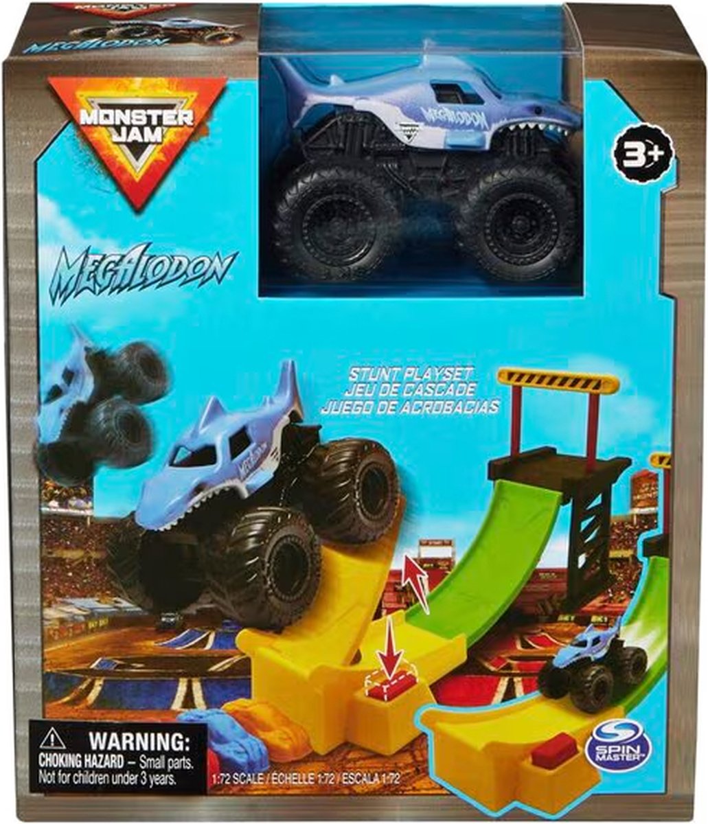 Spinmaster Monster Jam Megalodon Stunt Playset