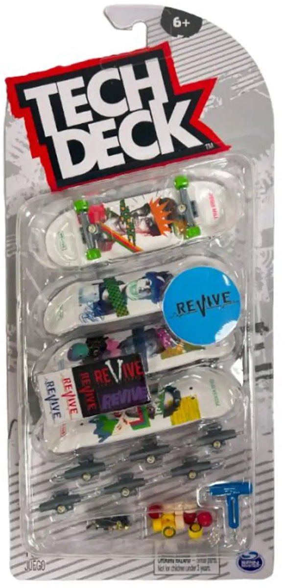 Tech Deck Revive 4-pack - Vingerboard - 96mm