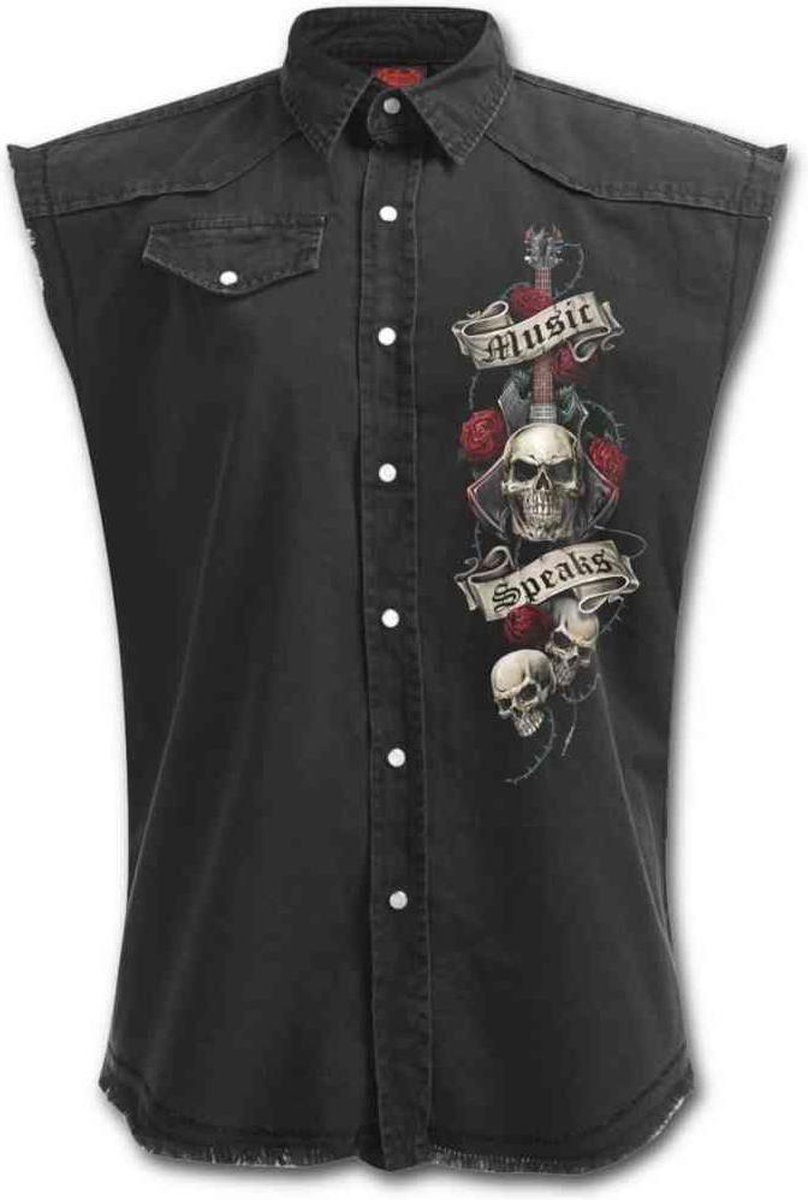 Spiral Unspoken Heren Vest - zwart - XL