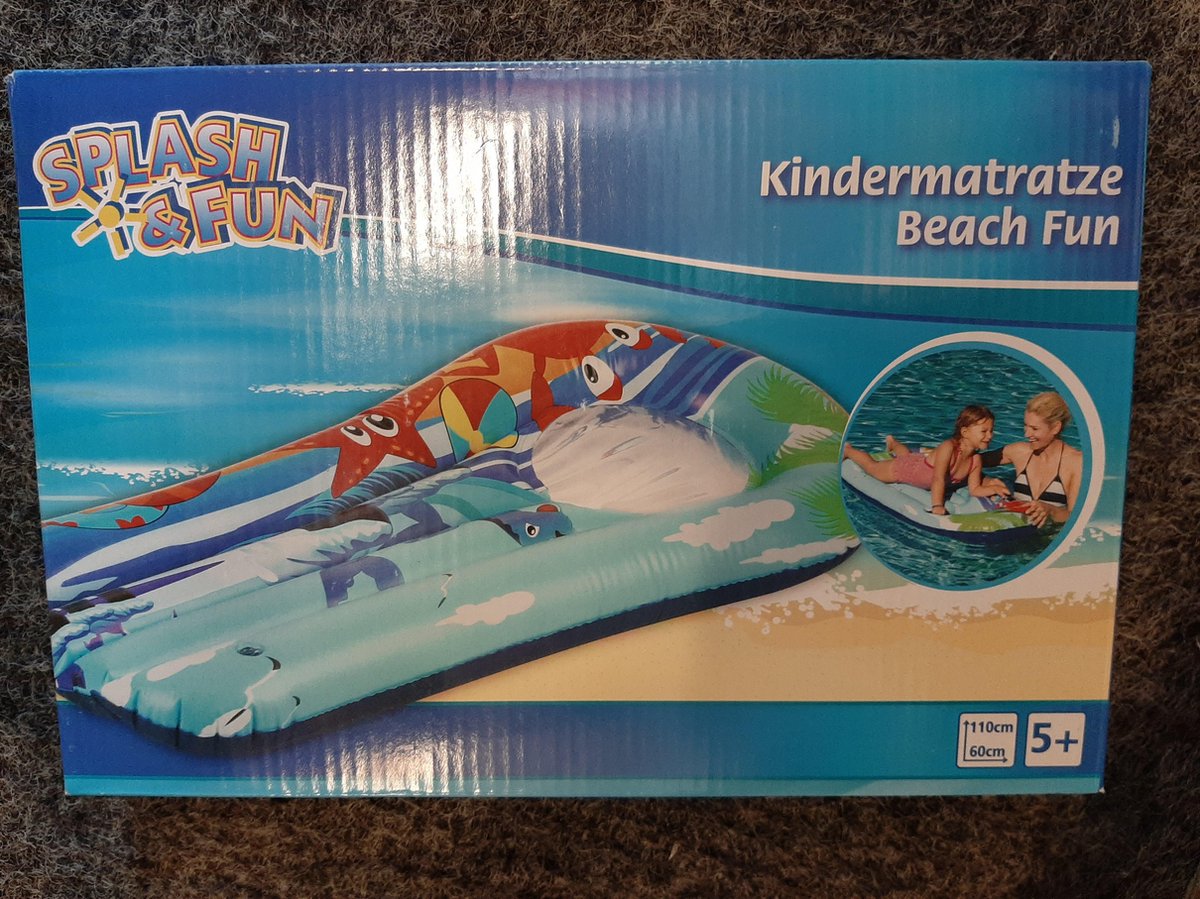 Luchtbed voor kinderen 110 x 60 cm