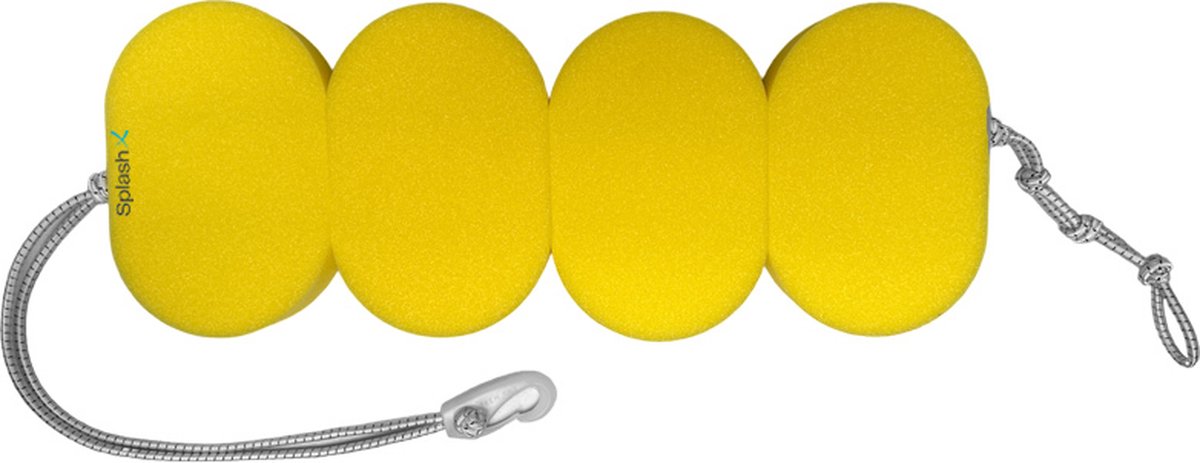 Splash-X zwemkurk – zwemgordel – zwemgordel voor kinderen - 4 drijvers – geel