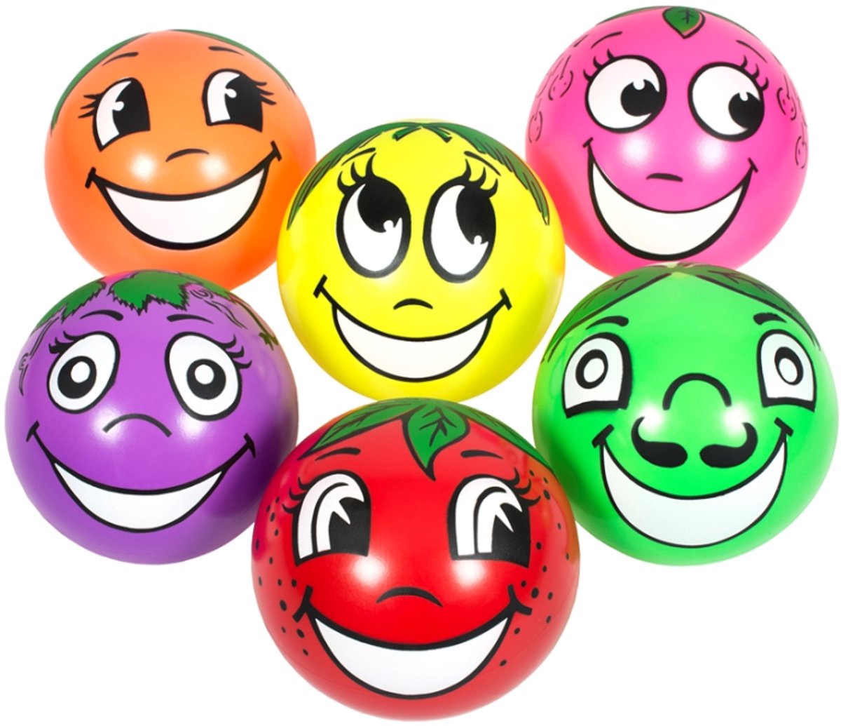   speelgoed fruitbal Ø 25 cm - set 6 stuks