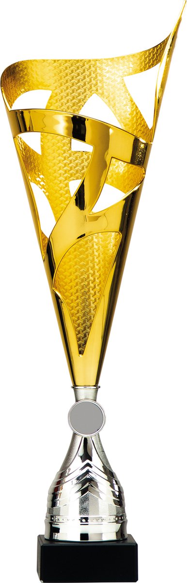 Trofee/beker-goud-kuststof-44 cm x 15 cm