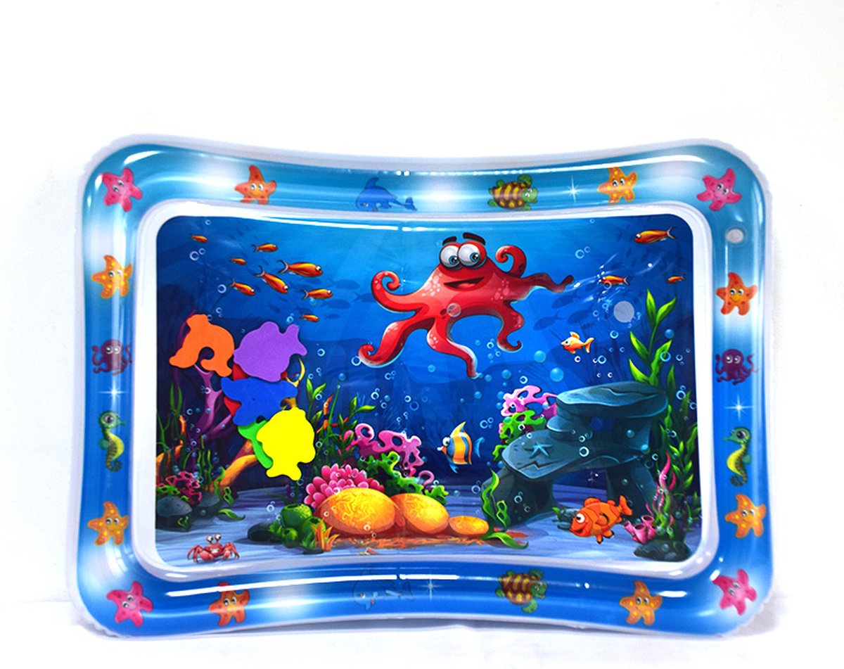 Spoused Waterspeelmat Octopus Speelmat - Babygym - Waterspeelmat - Speelkleed - Baby Speelgoed - Speelmat baby - Speelkleed Baby - Kraamcadeau - Kinderspeelgoed - Watermat - Waterspeelgoed - Babyshower - Tummy time