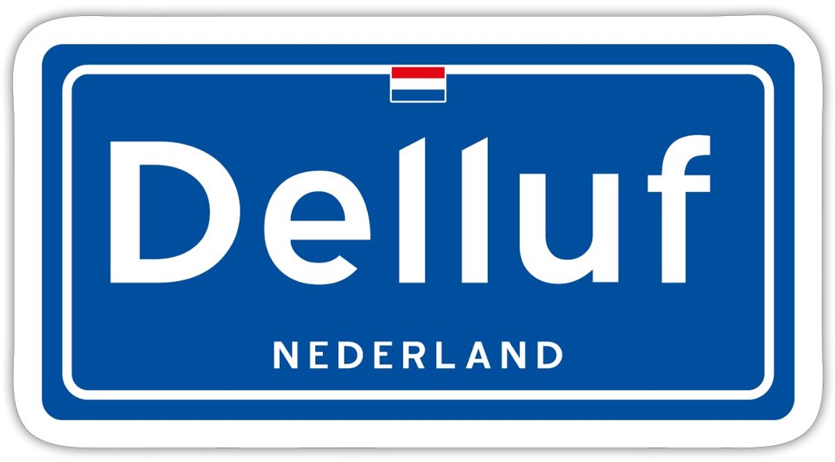 Delluf Plaatsnaambord Nederland