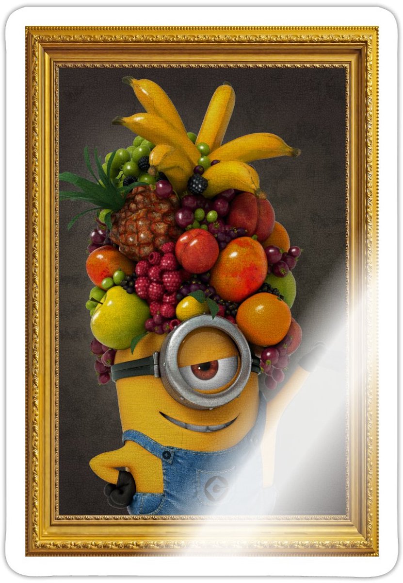 Minions Stuart Schilderen Met Fruit