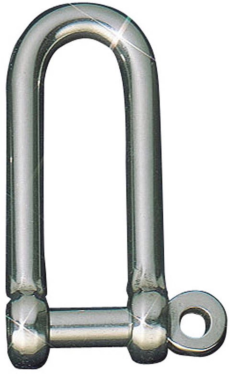 Schakel lang roestvrij staal