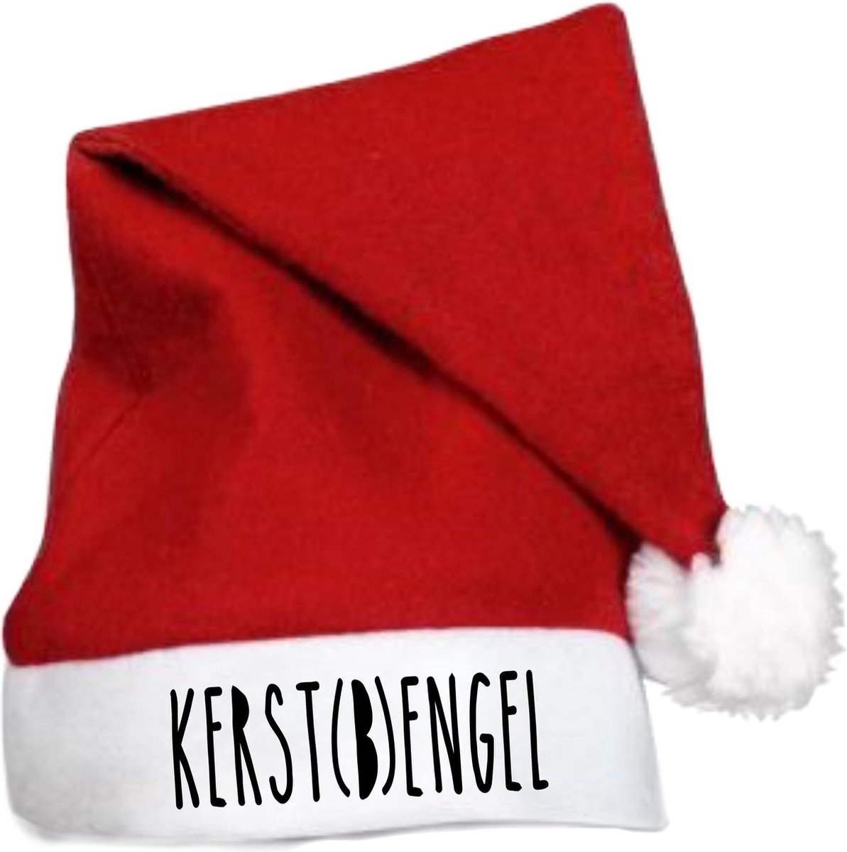 Kerstmuts kerst(b)engel rood - rode kerstmuts - kerstmuts tekst - Sproetiz