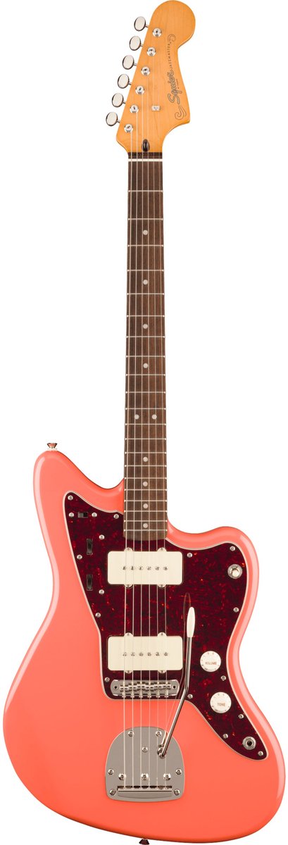 Squier Classic Vibe 60s Jazzmaster LRL Tahitian Coral - Elektrische gitaar