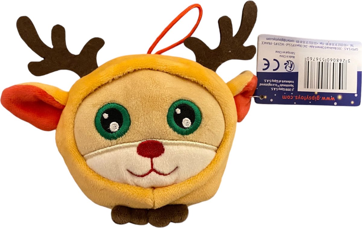 Kerst Knuffeltje - Squishimals - Rendier - Kerst Kadootje - Kerst