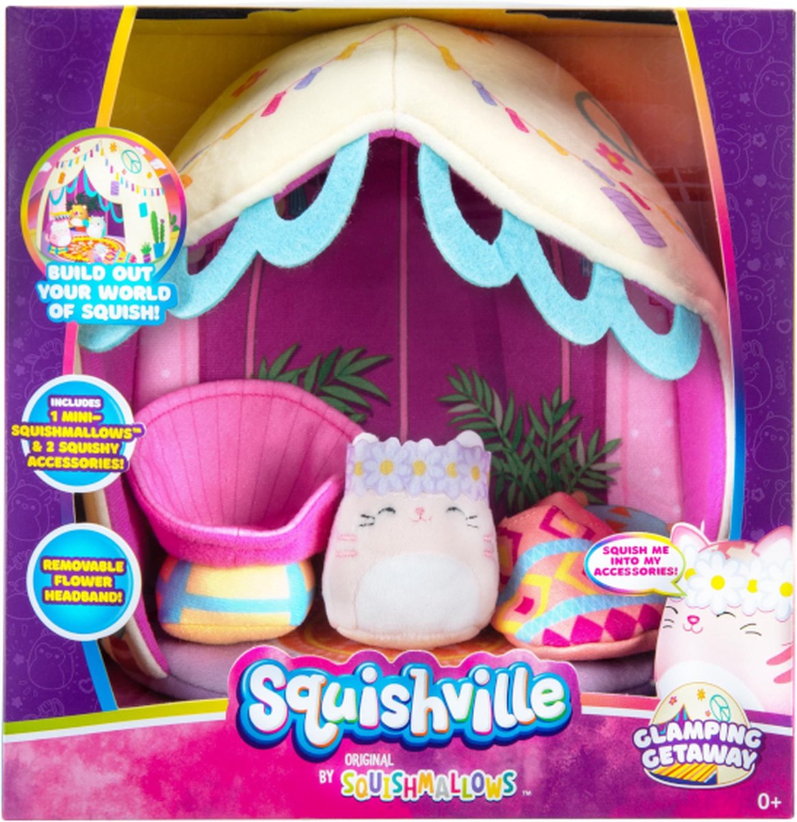 Squishville -  Glamping Getaway Deluxe Play Scene (Squishville by Squishmallows)
