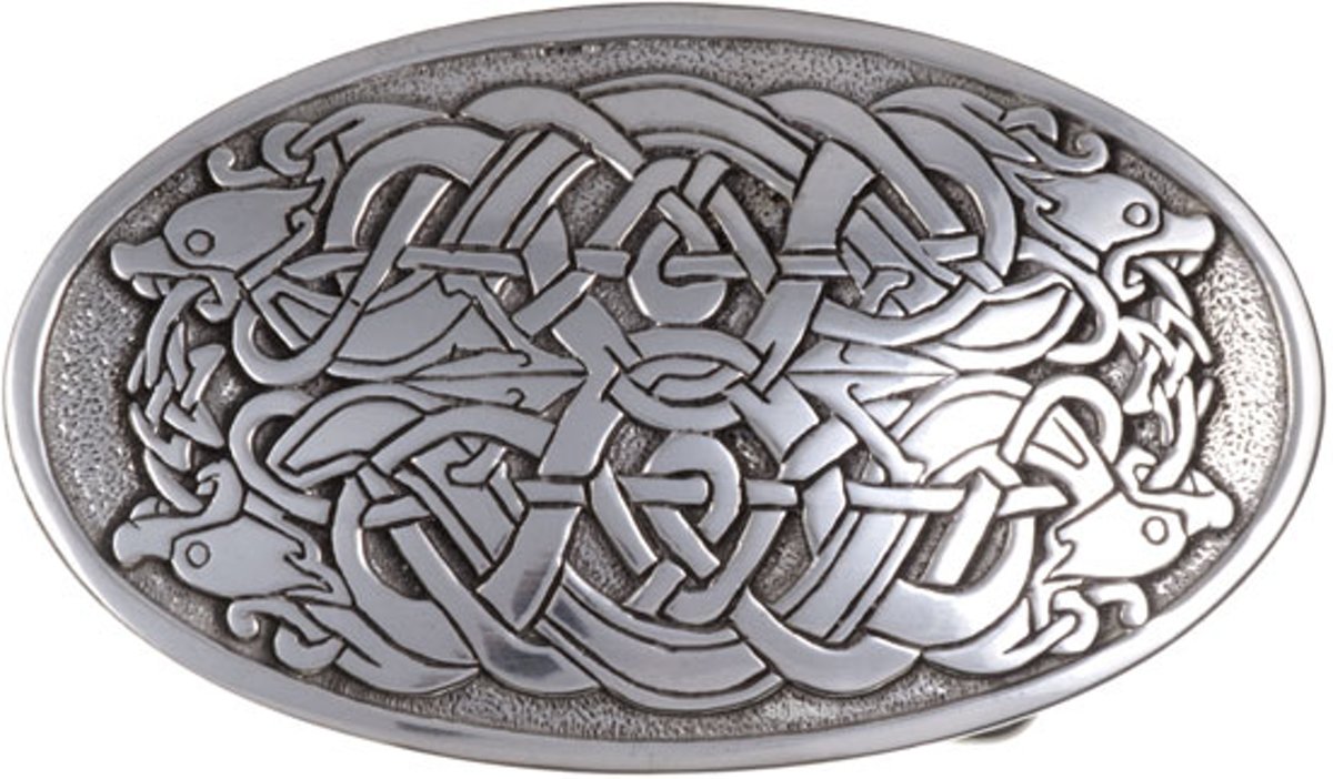 Serpent oval buckle