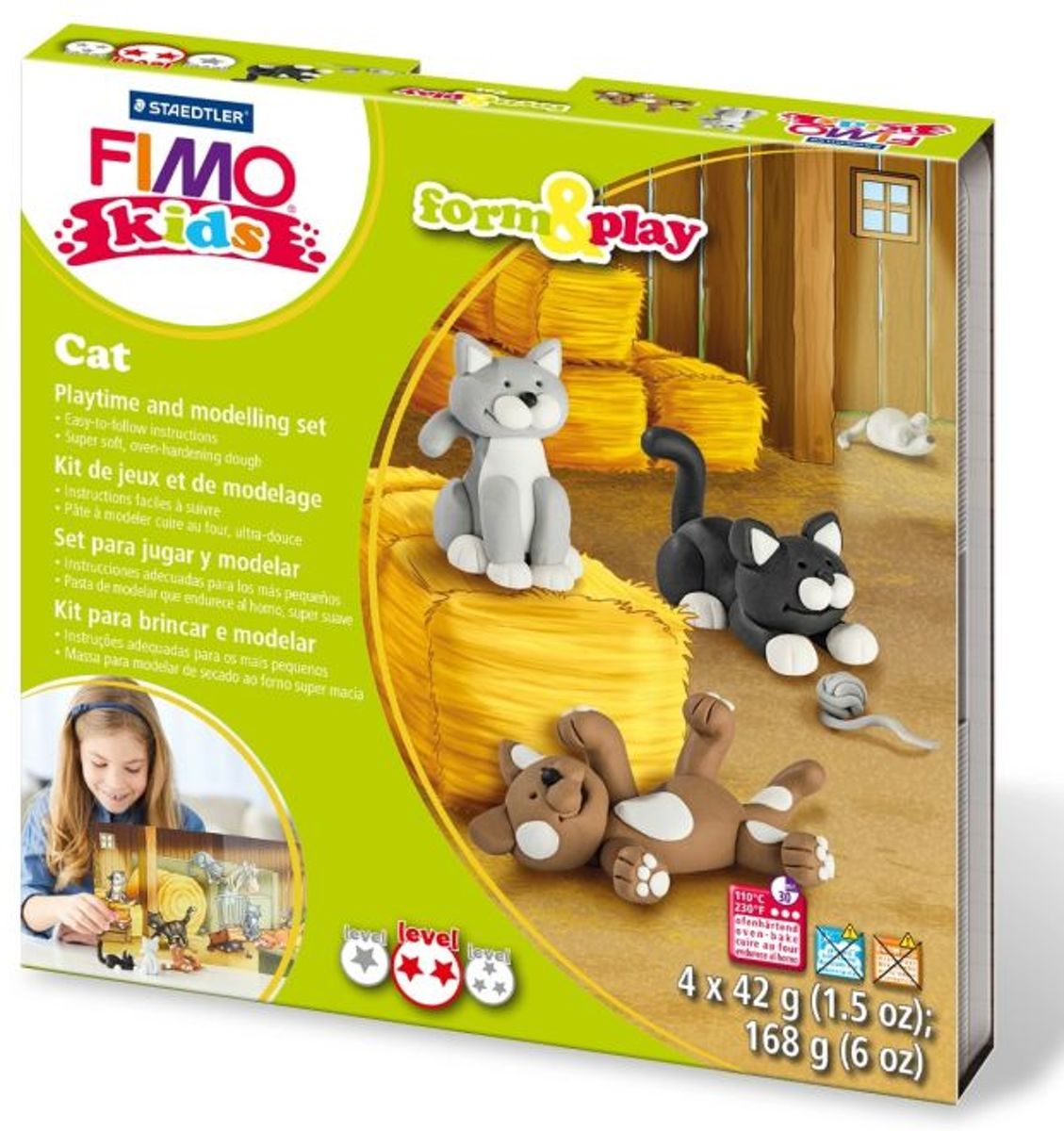 Fimo Kids Form & Play Katten