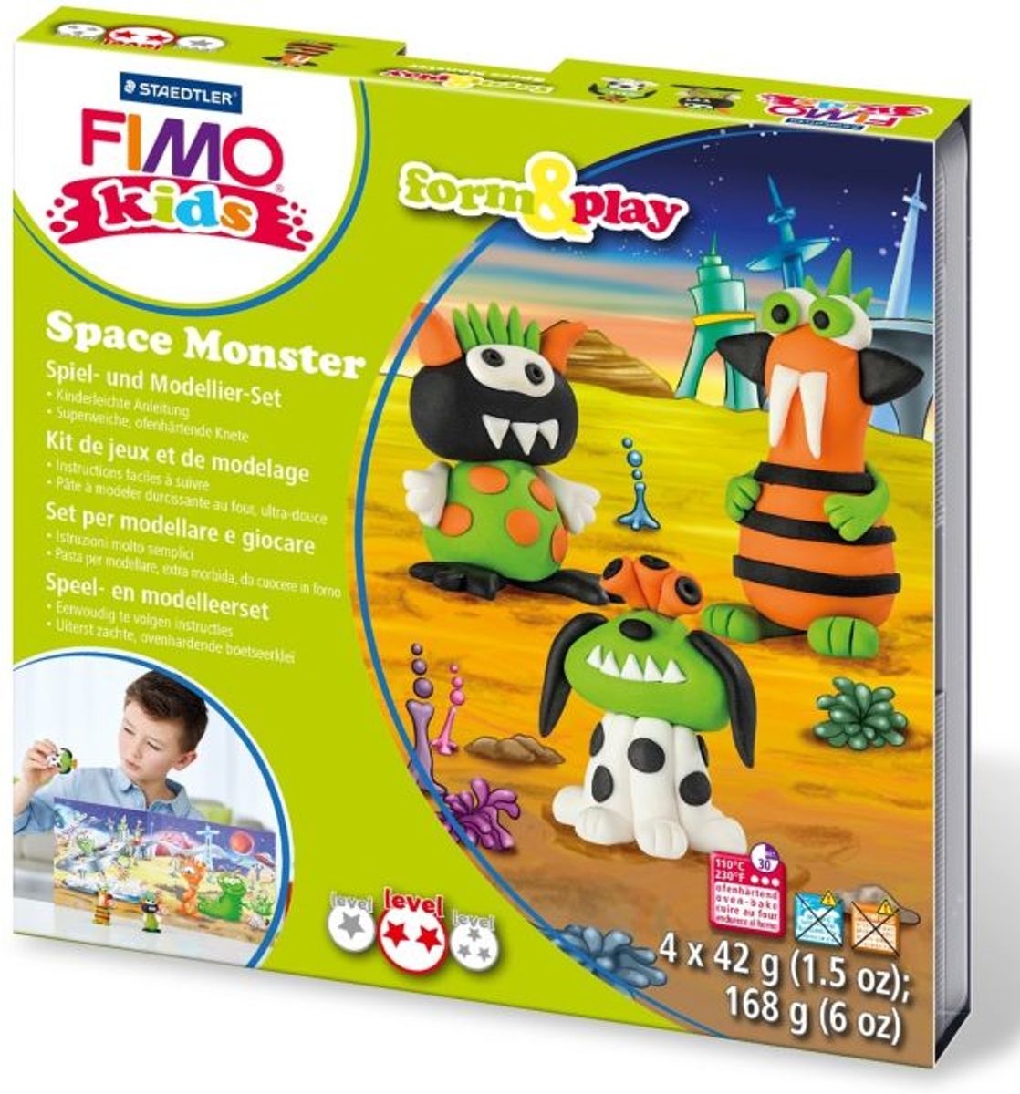 Fimo Kids Form & Play Space Monster
