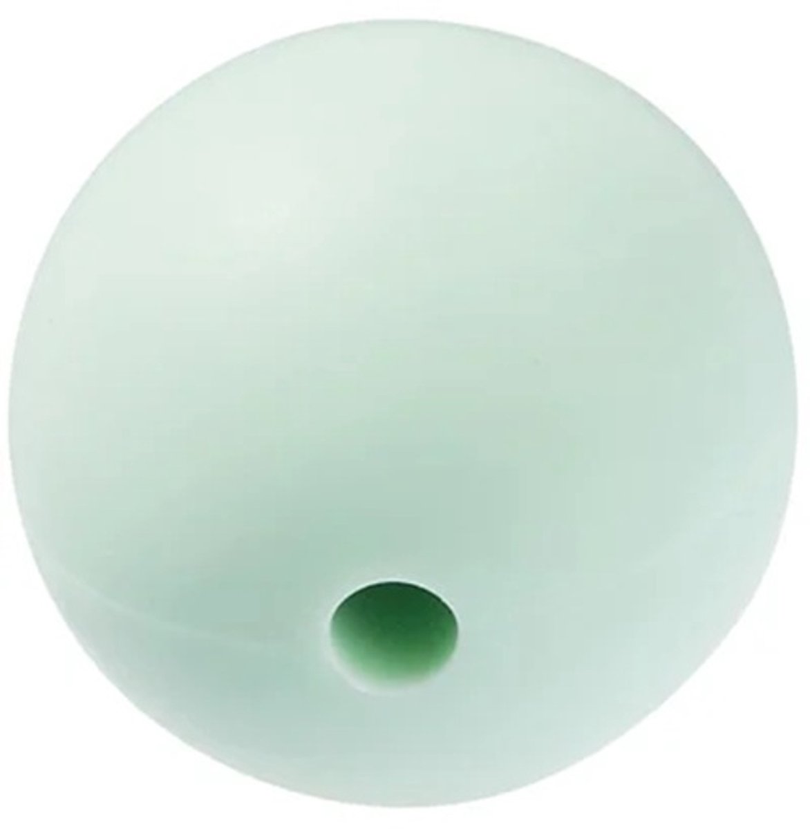 Kraal uit silicoon voor speenketting 4pcs x 15mm, Munt