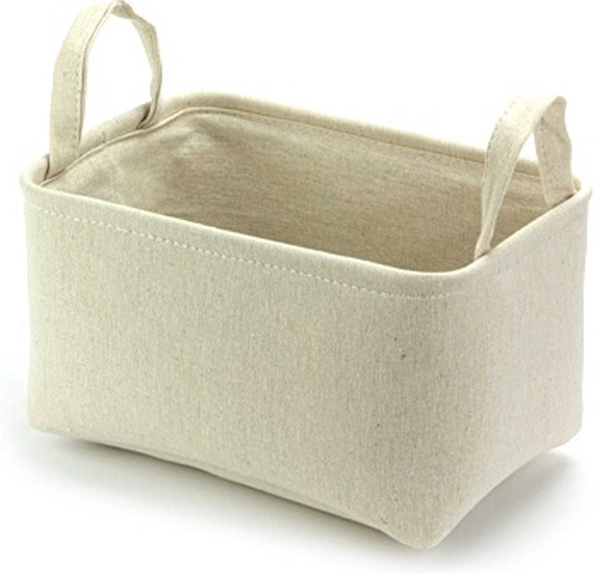 Mand, canvas gebroken wit