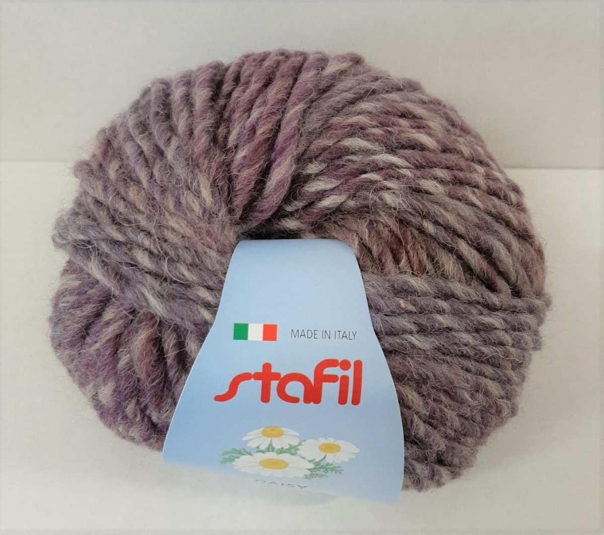 STAFILL WOOL DAISY, COL:54 MIX BRUIN/ROSE
