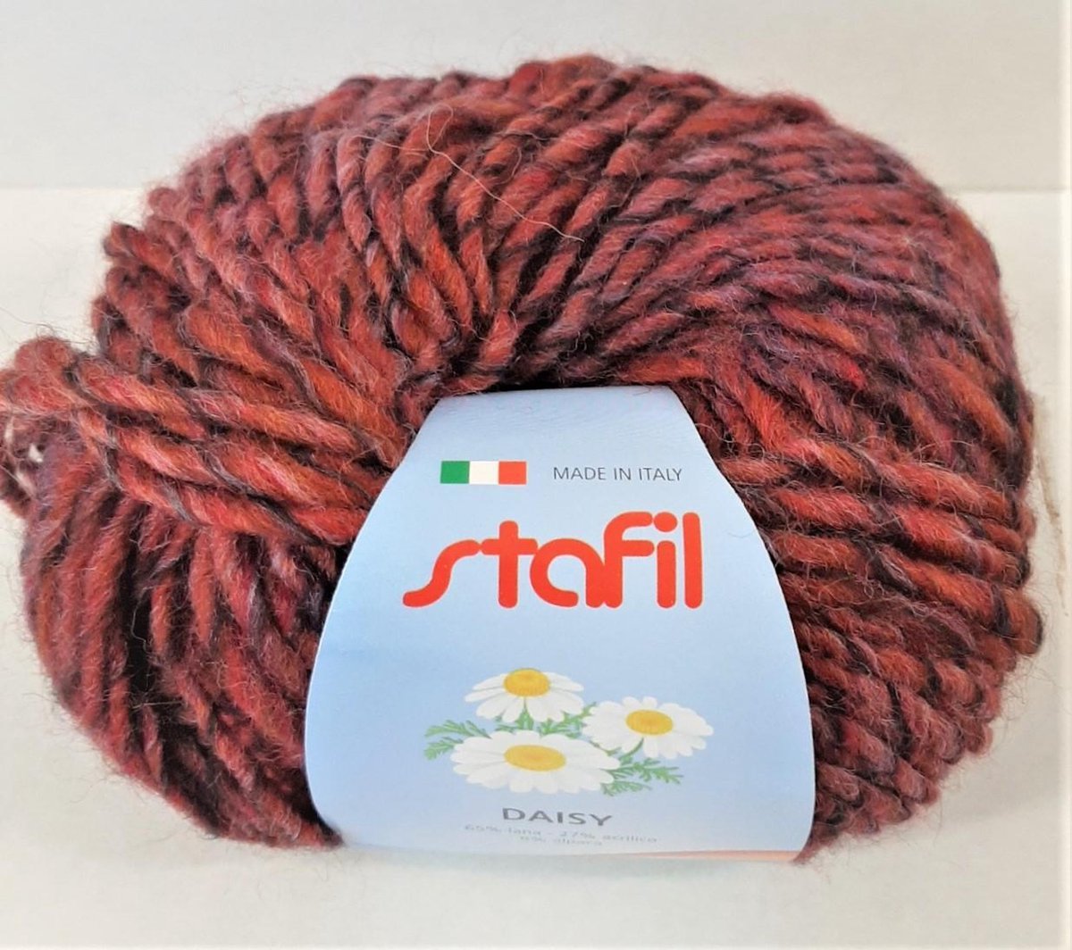 STAFILL WOOL DAISY, COL:60 MIX ROOD