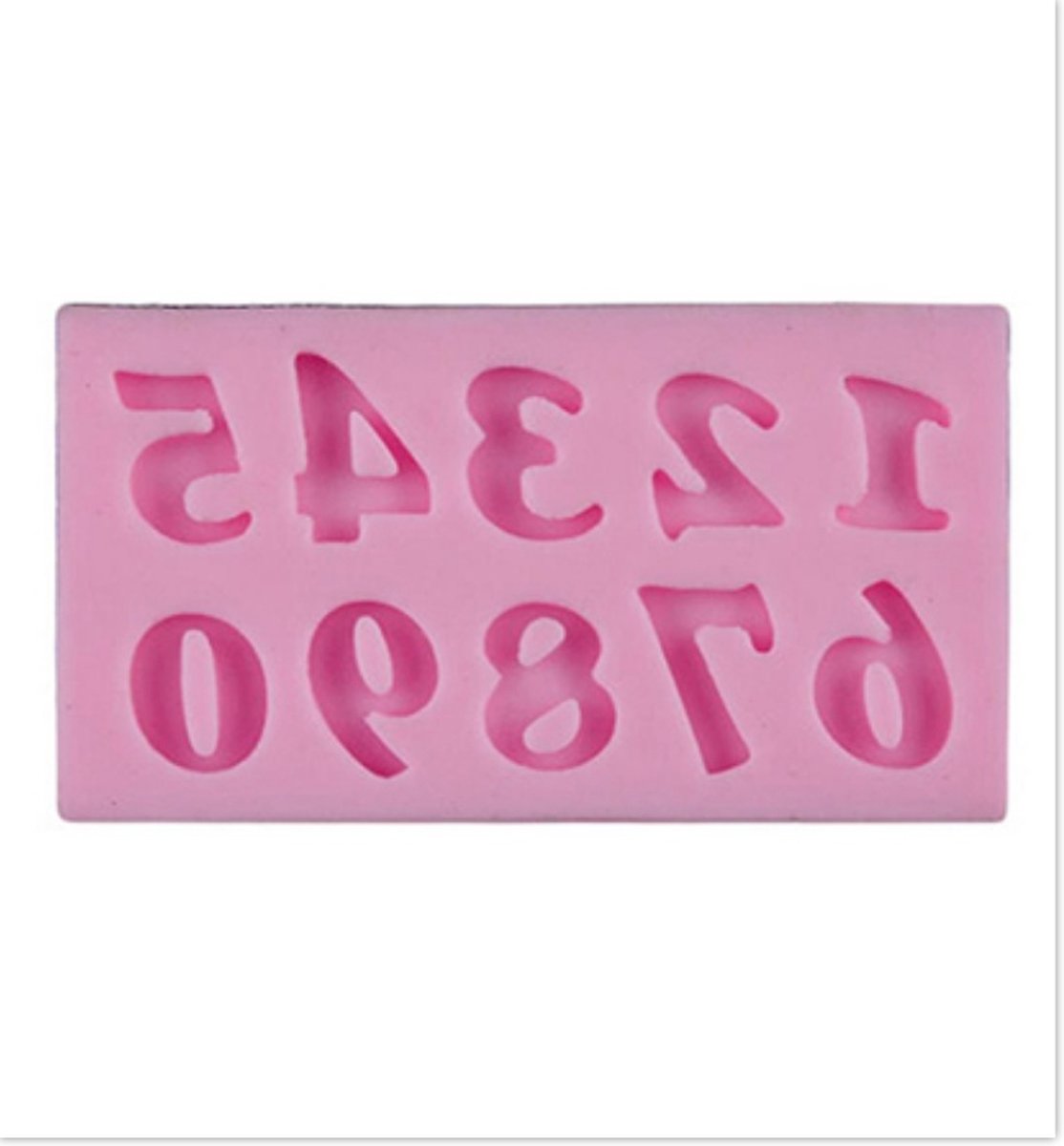 Silicone mold – Numbers