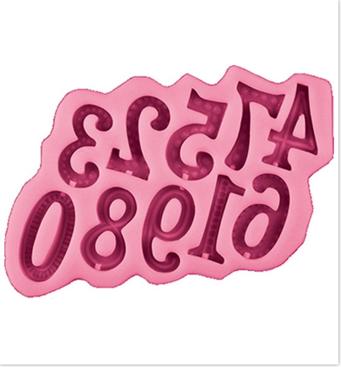 Silicone mold – Numbers