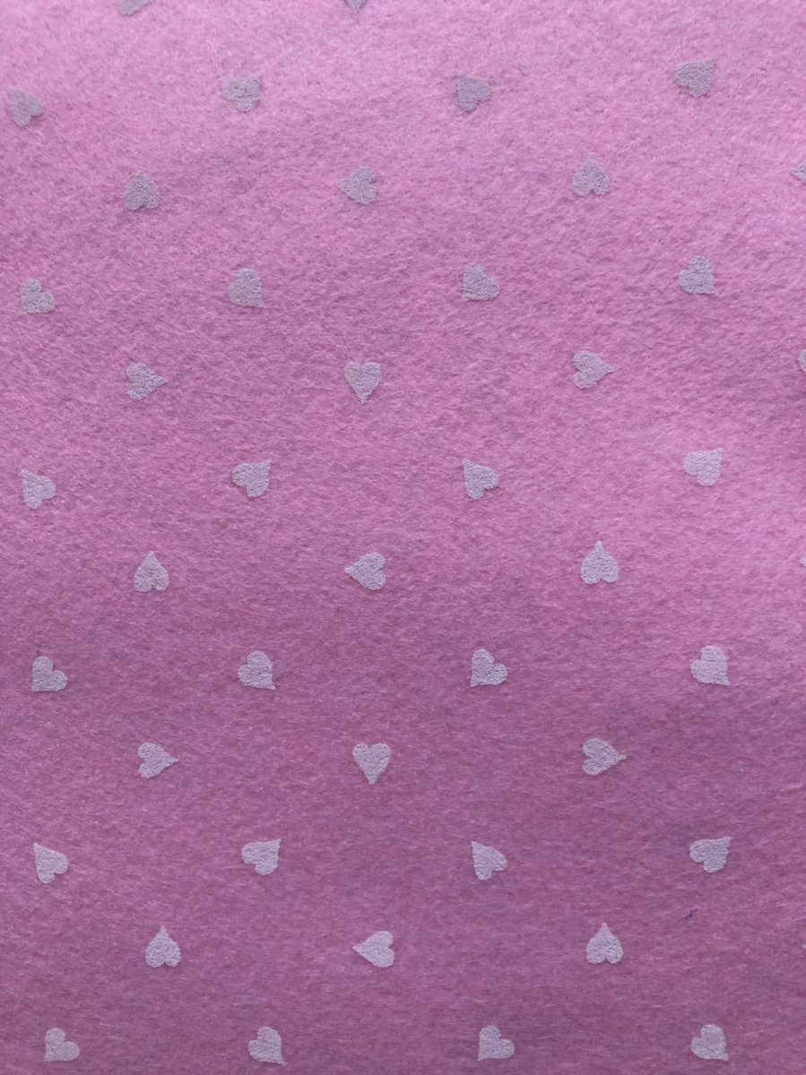 Synthetisch   3 STUKS 1 mm. 30x40cm - Knutselen - Creatieve hobby - Knippen en plakken - Kaarten maken - DIY- Baby roze/Wit/Hartjes