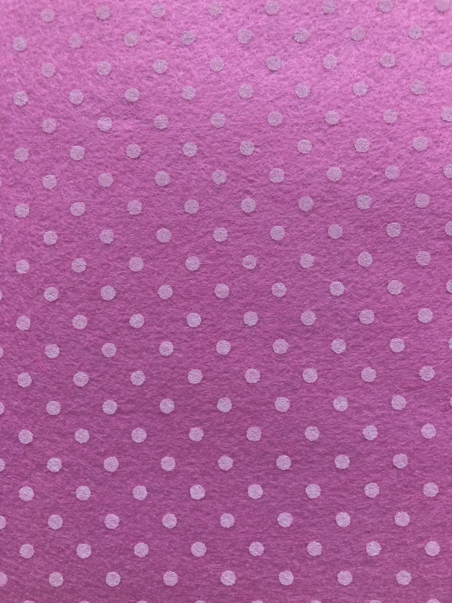 Synthetisch   3 STUKS 1 mm. 30x40cm - Knutselen - Creatieve hobby - Knippen en plakken - Kaarten maken - DIY- Baby roze/Wit/Stippen