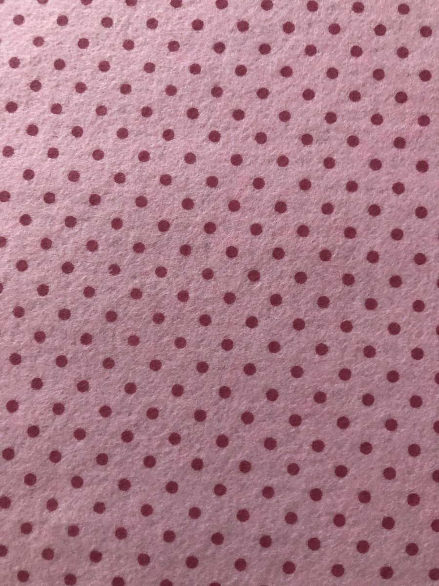 Synthetisch   3 STUKS 1 mm. 30x40cm - Knutselen - Creatieve hobby - Knippen en plakken - Kaarten maken - DIY- Roze/Stippen