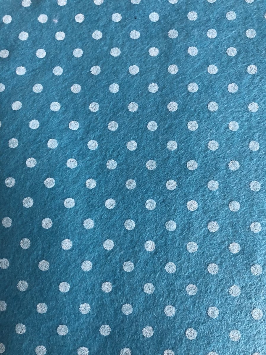 Synthetisch   3 STUKS 1 mm. 30x40cm - Knutselen - Creatieve hobby - Knippen en plakken - Kaarten maken - DIY- Turquoise/Stippen