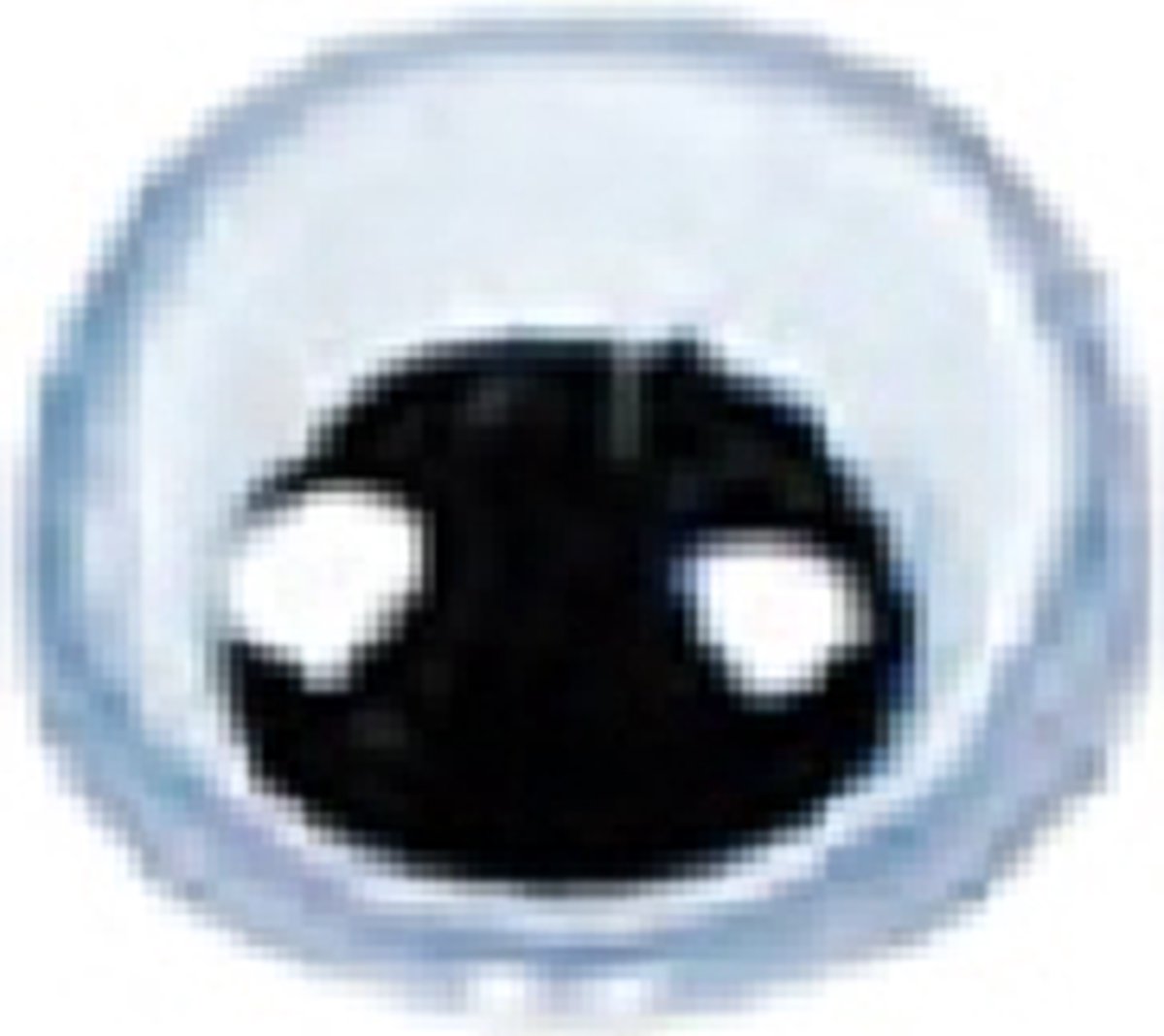 Wiebeloogjes - Rond - 10mm - Zelfklevend - 24 Stuks