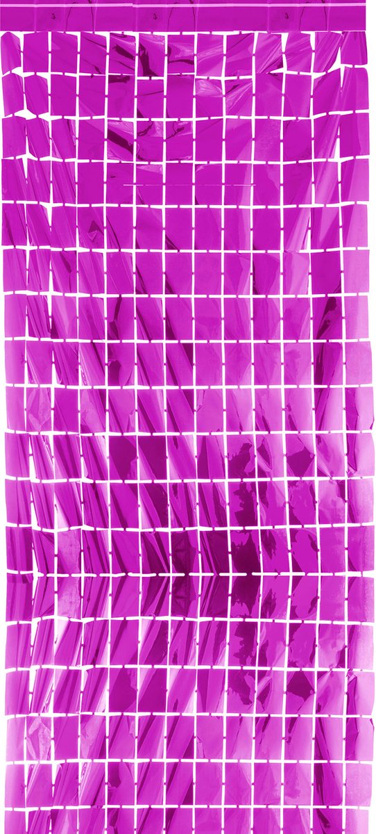 FolieGordijn fuschia +/- 200x100 cm