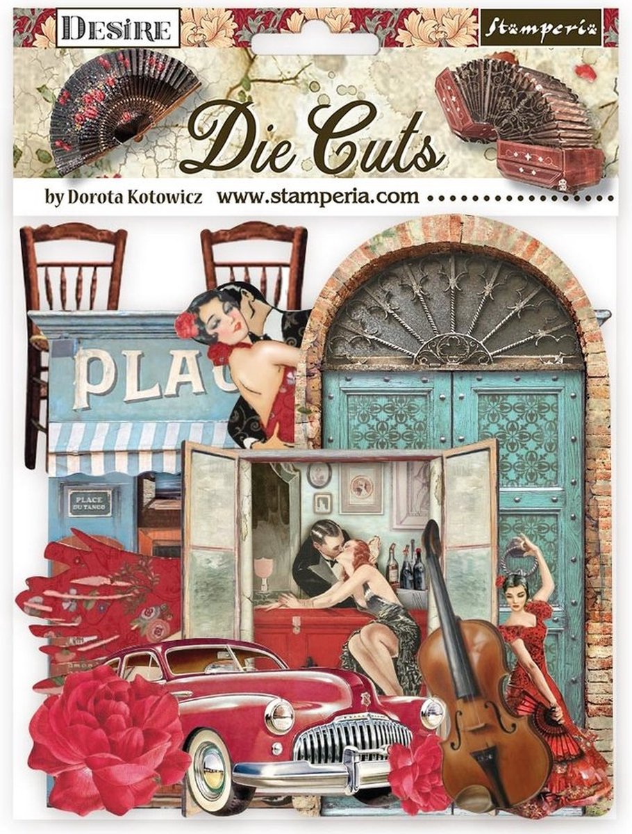 Stamperia - Desire Die Cuts (DFLDC66)