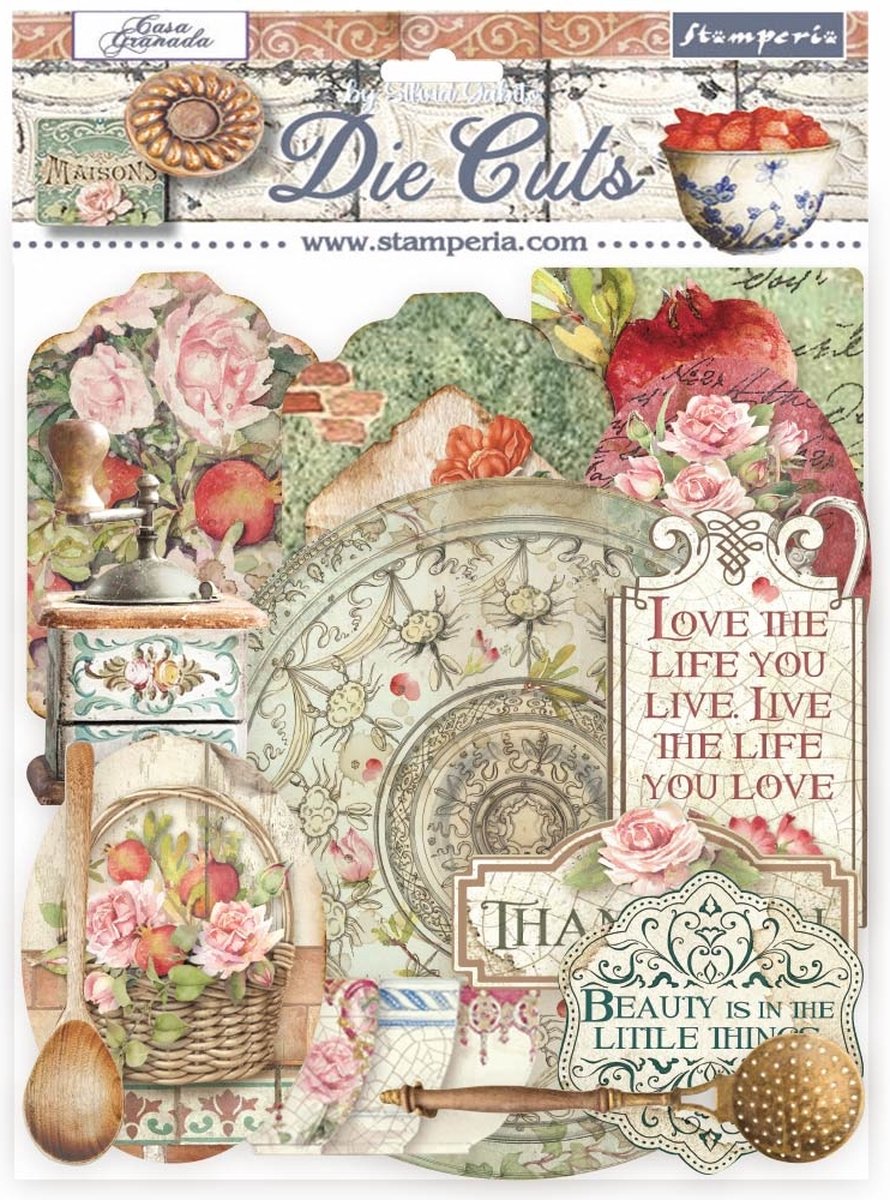 Stamperia Casa Granada Die Cuts (DFLDC53)