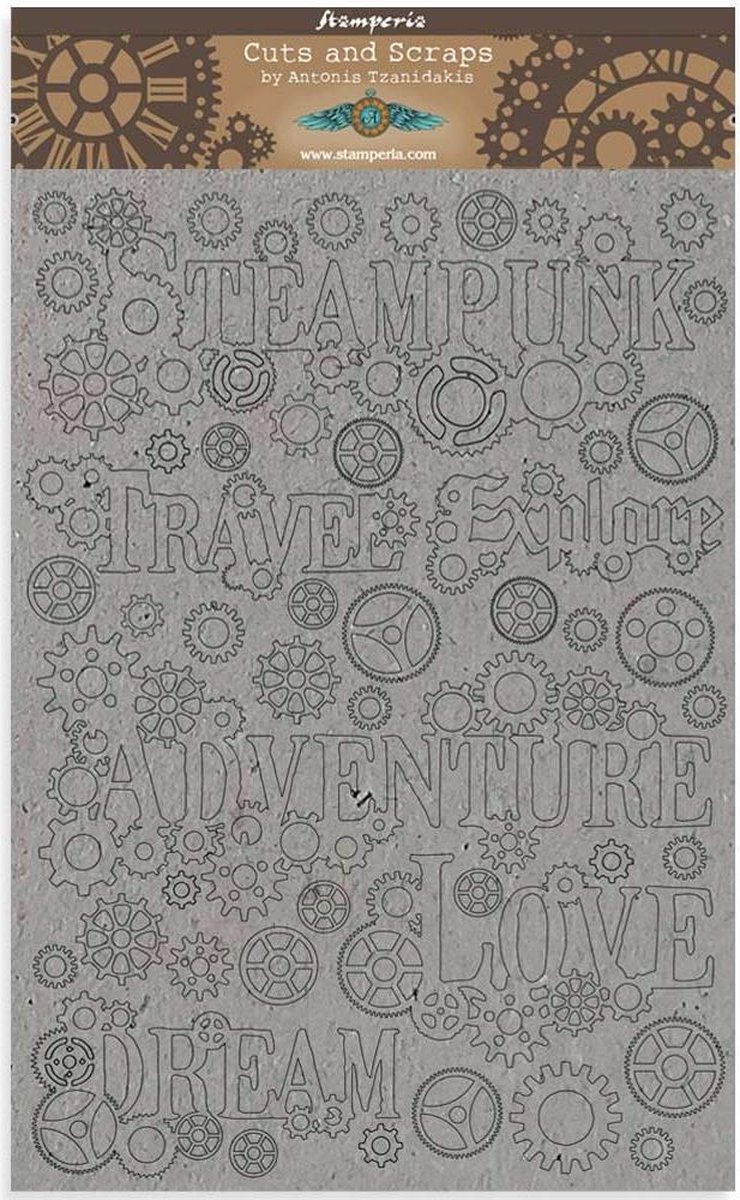 Stamperia Greyboard A4 Sir Vagabond Sentiments (KLSPDA416)