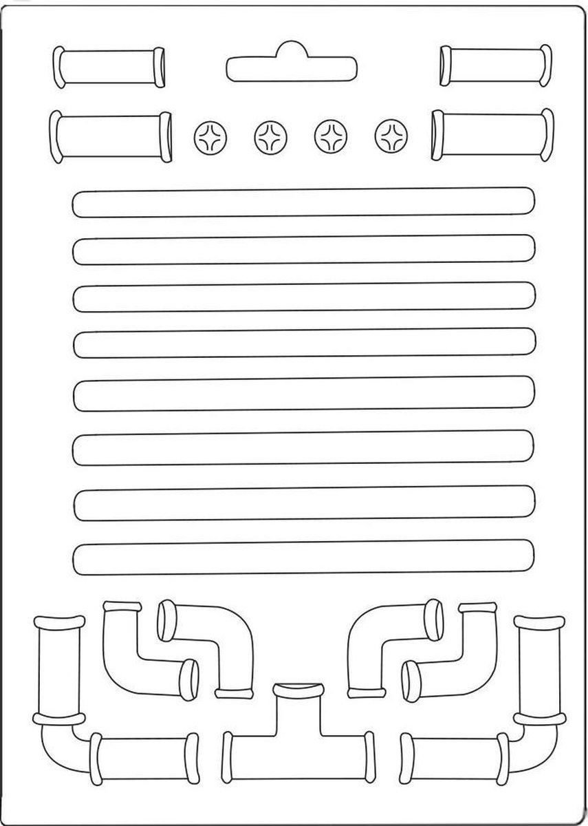 Stamperia Soft Mould A5 Lady Vagabond Pipes (K3PTA571)