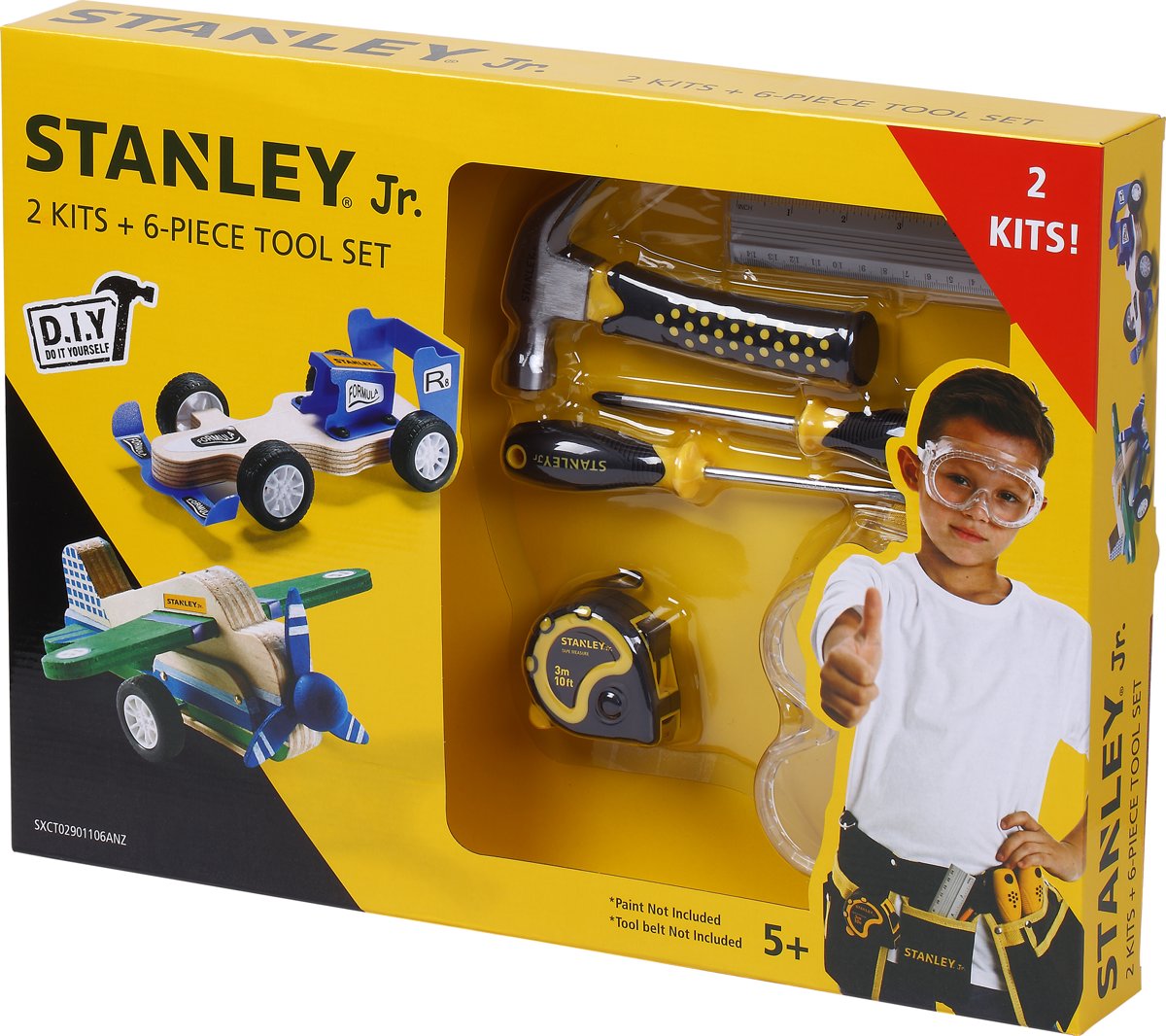 Stanley Deluxe Gereedschapsset + 2 Houten Bouwsets